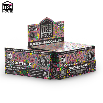 TRE HOUSE MAGIC MUSHROOM MICRODOSE CHOCOLATE BAR 10CT/DISPLAY